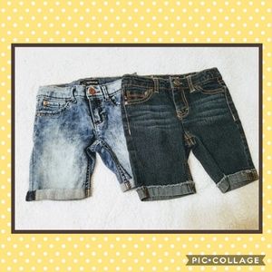 2 Pair Girls Size 6 Shorts